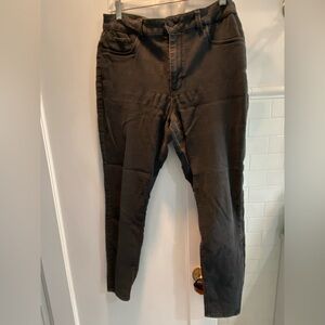 d.jeans- High Rise Slim Leg Jean, Black, Size 12 GUC